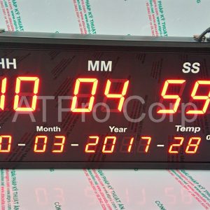 ĐỒNG HỒ LED TREO TƯỜNG (MÃ: ATC-HMS-D-T-S)