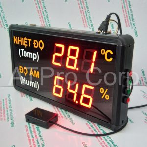 ĐỒNG HỒ ĐO NHIỆT ĐỘ ĐỘ ẨM (MÃ: AT-THMT-L)