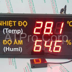 ĐỒNG HỒ ĐO NHIỆT ĐỘ ĐỘ ẨM (MÃ: AT-THMT-L)