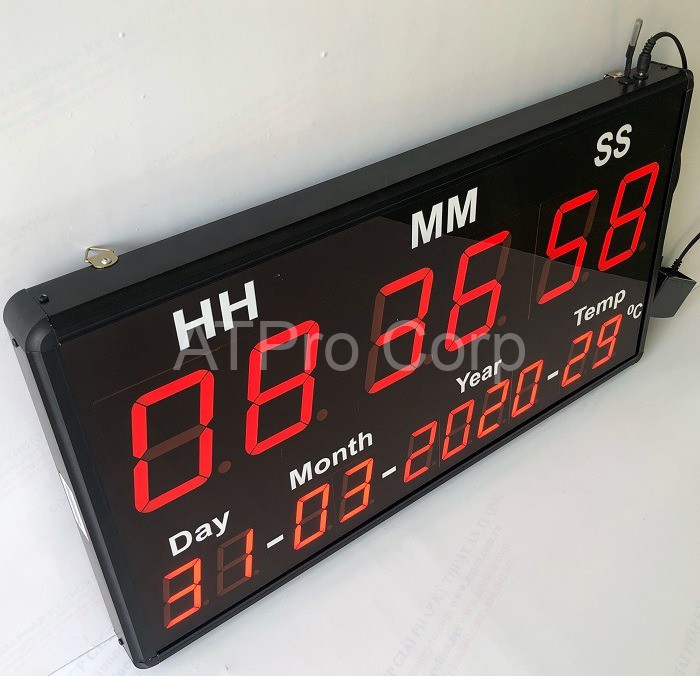 Đồng hồ LED treo tường ATC-HMS-D-T-S giá rẻ