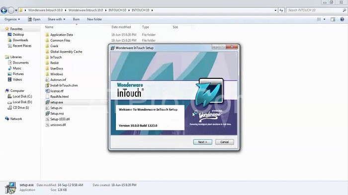 Phần mềm Scada intouch của Wonderware được ứng dụng phổ biến