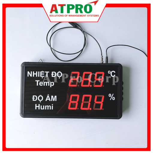 BẢNG LED NHIỆT ẨM (MÃ: AT-THMT-S)