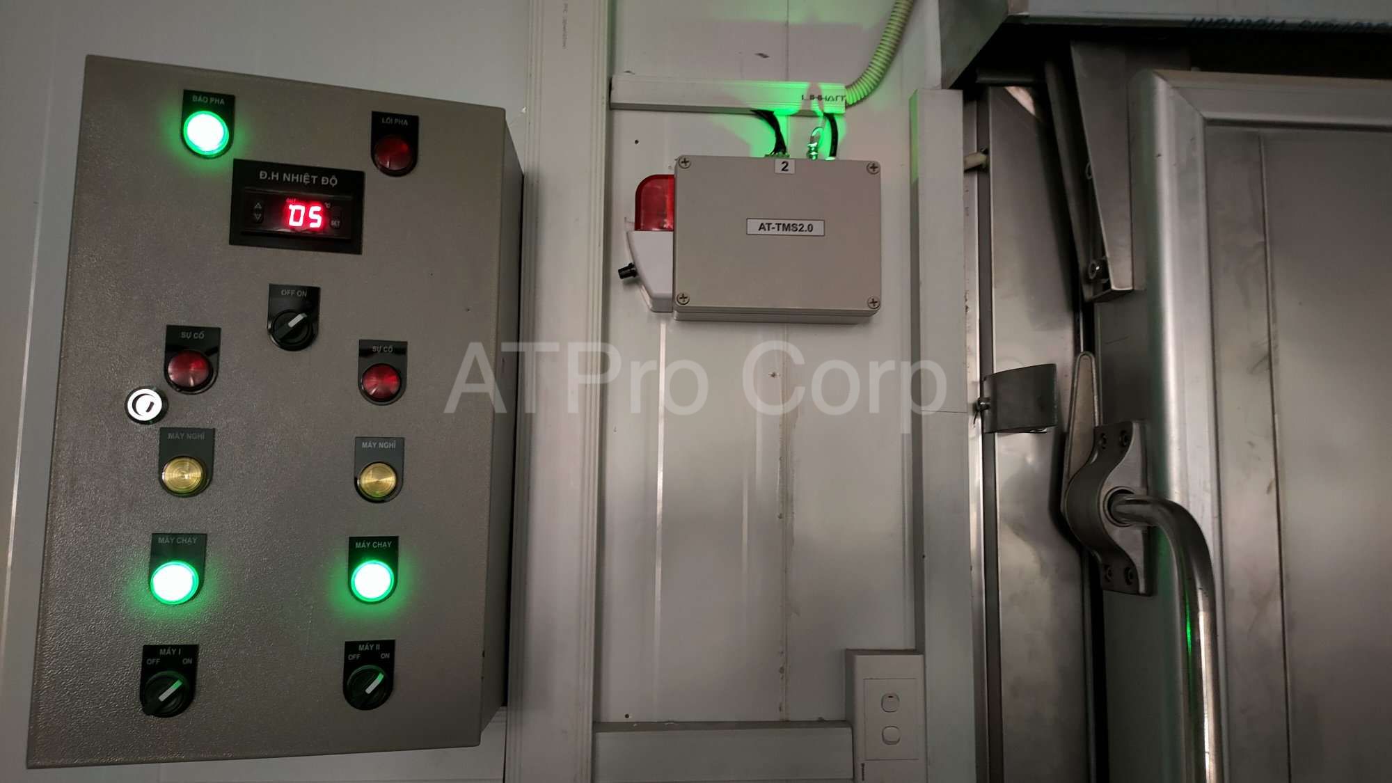 Hệ thống cảnh báo nhiệt độ kho lạnh