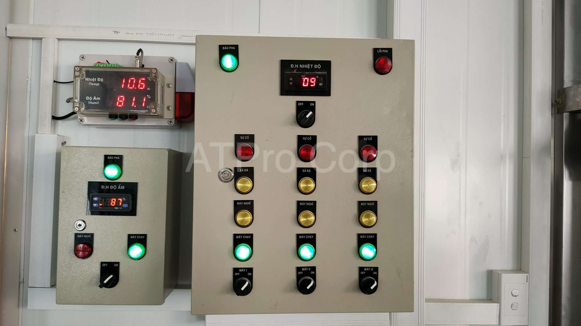 Hệ thống cảnh báo nhiệt độ kho lạnh