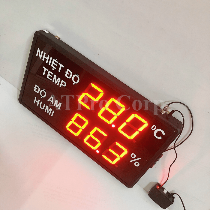 thiết bị led đo nhiệt ẩm