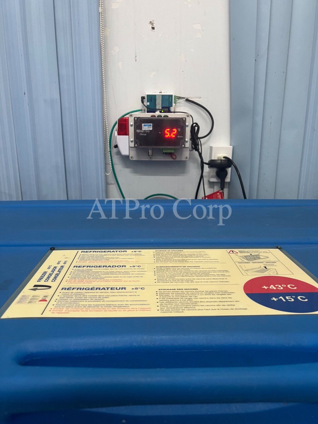Hệ thống cảnh báo nhiệt độ từ xa TTYT Phú Nhuận - ATPro