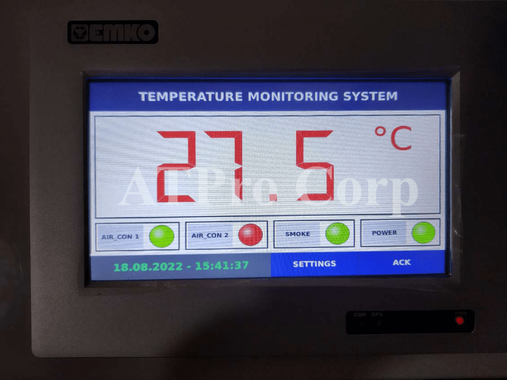 Hệ thống giám sát nhiệt độ phòng server