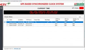 Hệ thống đồng hồ led đồng bộ thời gian qua GPS