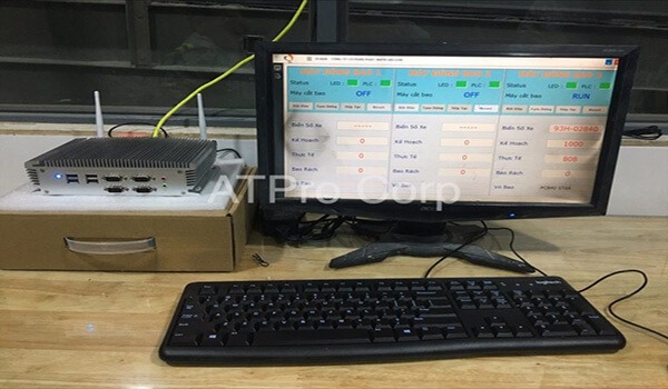 Hệ thống đếm bao xi măng tại Công ty Phát Triển Sài Gòn