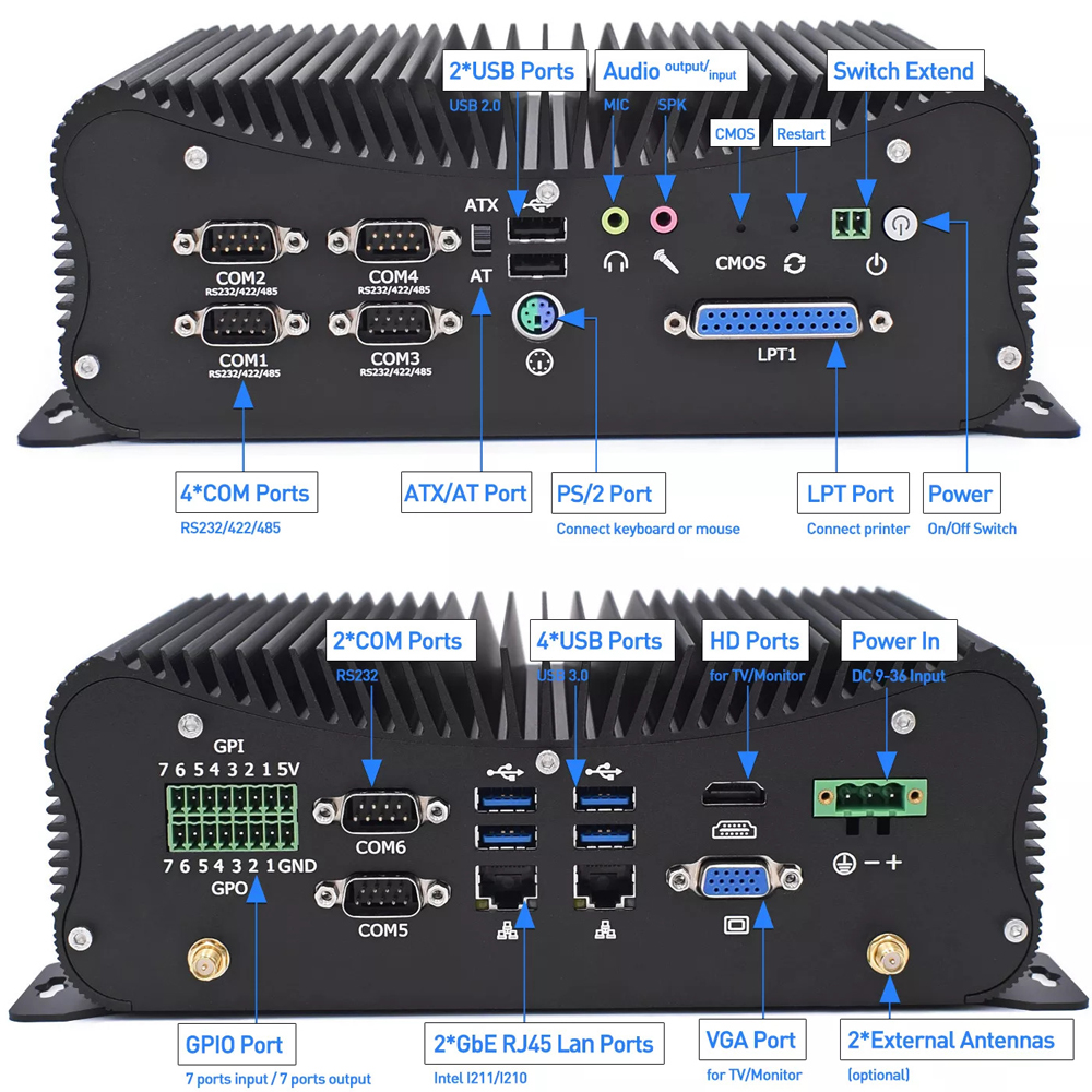 MÁY TÍNH CÔNG NGHIỆP IPC ATBOX-G8