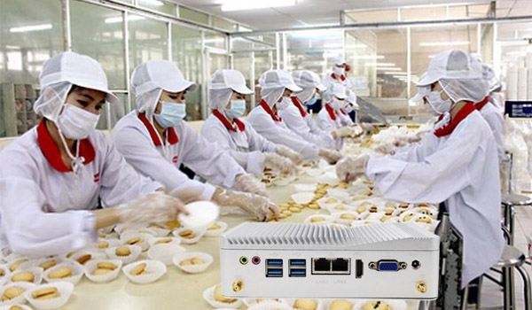 Máy tính công nghiệp IPC giúp quản lý và lưu trữ dữ liệu trong sản xuất chế biến thực phẩm