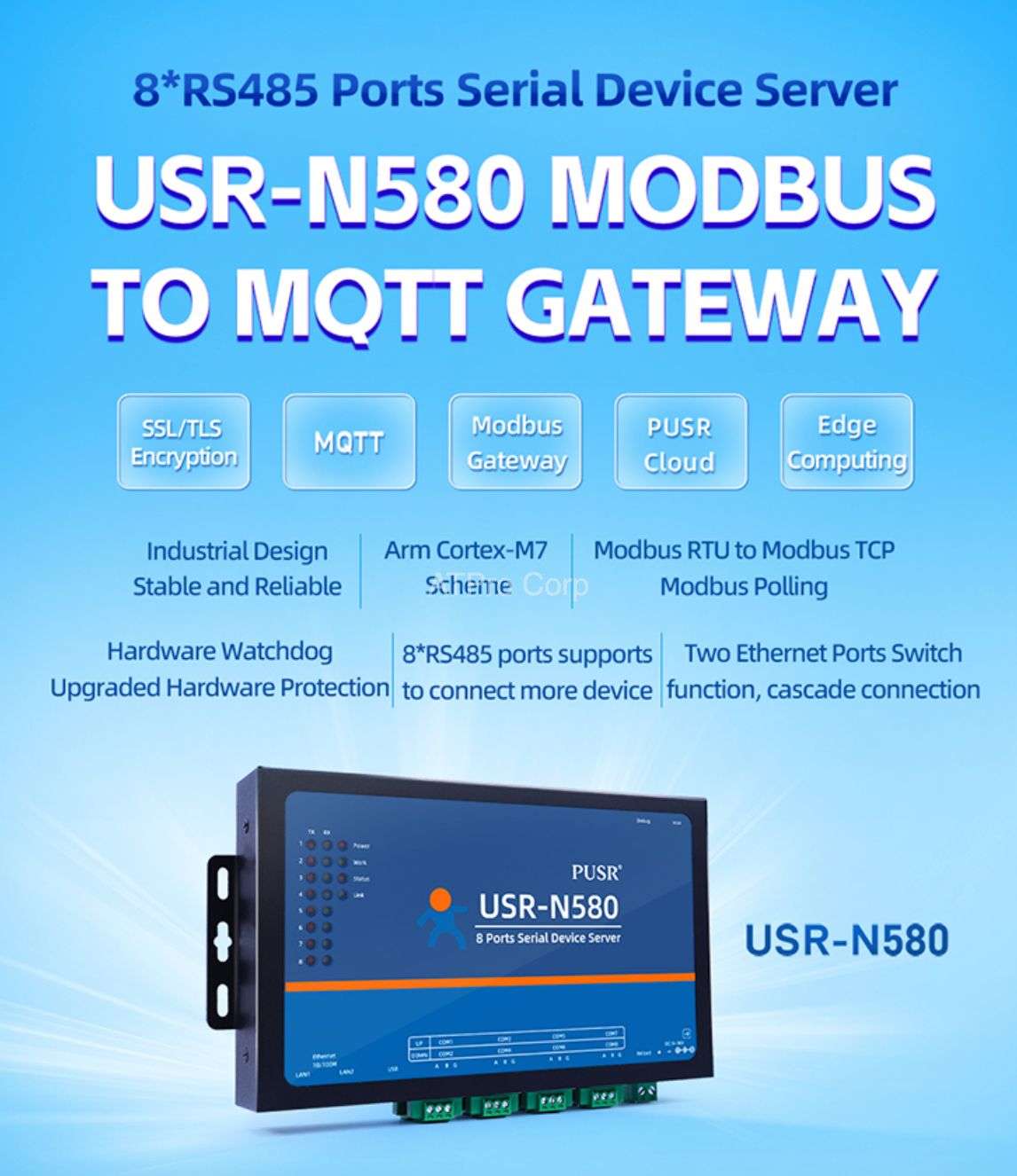 modbus gateway USR-N580