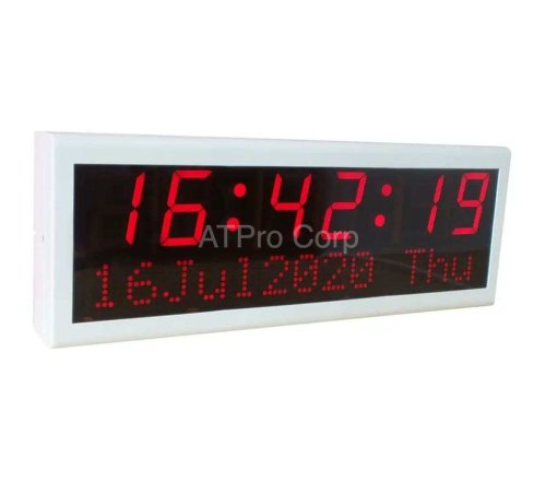 Đồng hồ treo tường NTP PoE 2.3inch 6 số model GTD366