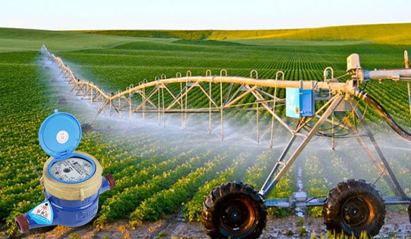 Đồng hồ đo nước loại quay được ứng dụng trong ngành nông nghiệp
