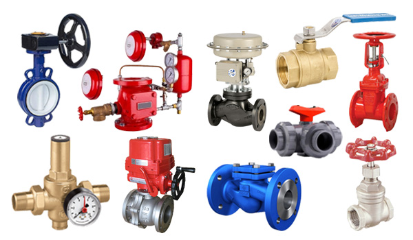 Van công nghiệp - Thiết bị ngành nước trong thể thiết trong các hệ thống đường ống, hệ thống cấp thoát nước