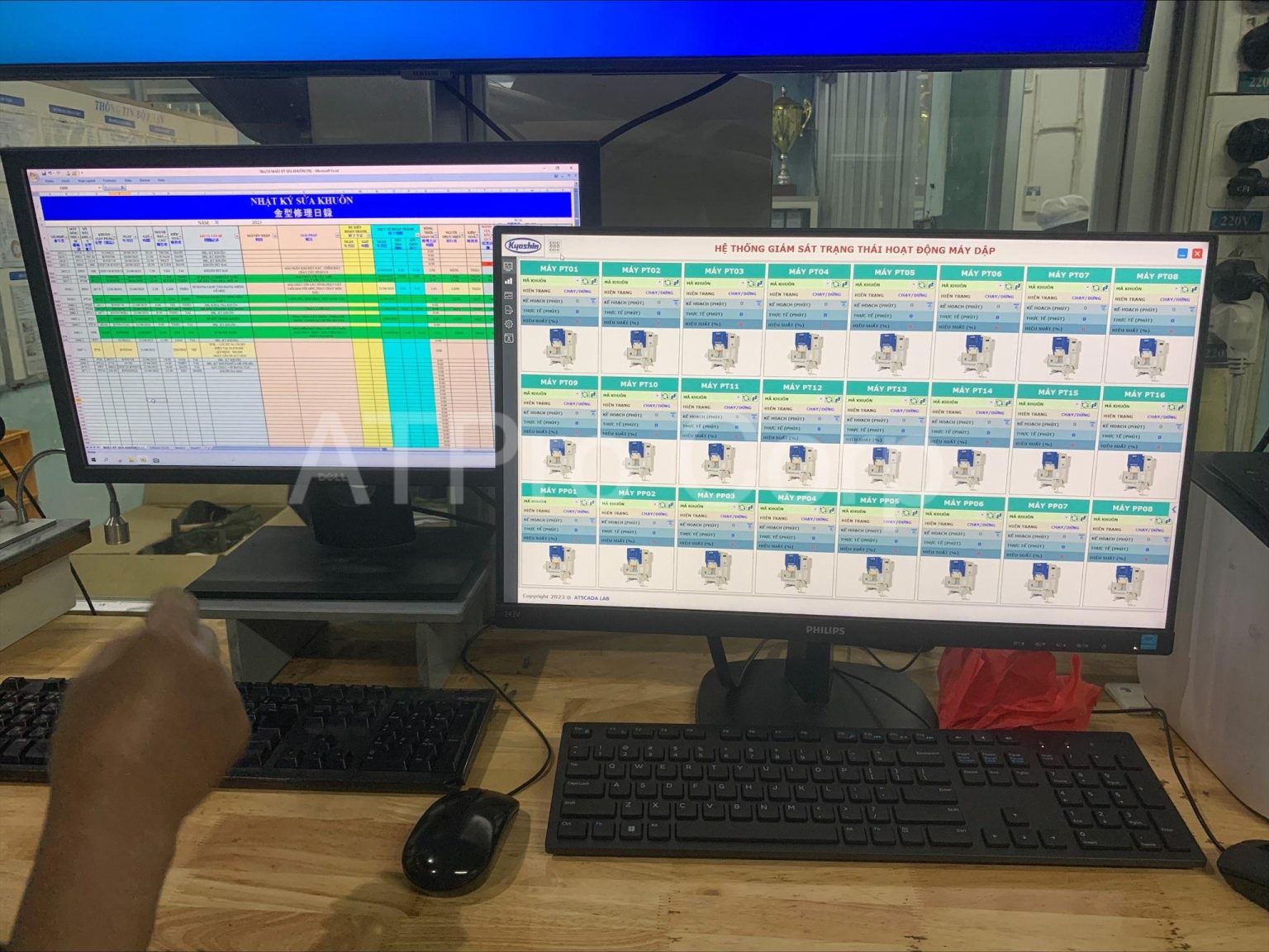 Hệ thống giám sát OEE trong sản xuất công nghiệp - ATPro Corp