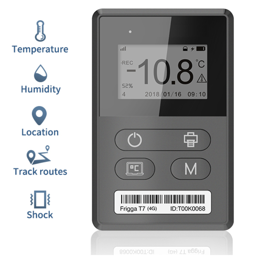 Thiết bị định vị nhiệt độ và độ ẩm thời gian thực T70 (5G) 