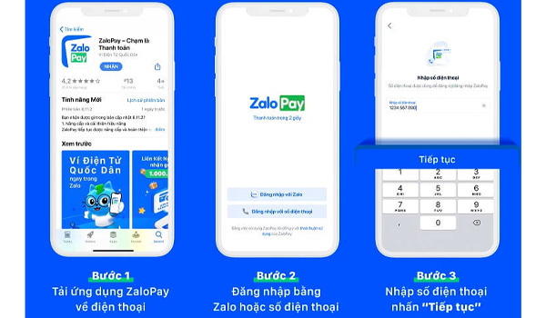 Đăng ký Zalo Pay dễ dàng với số điện thoại