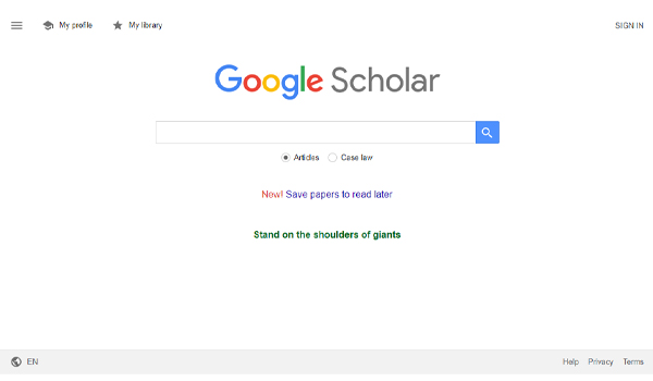 Google Scholar (GS) công cụ tìm kiếm miễn phí