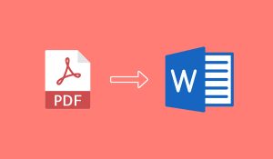 Phần mềm chuyển đổi file PDF sang Word