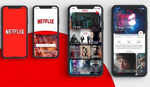 Netflix là ứng dụng xem phim trực tuyến được yêu thích nhất
