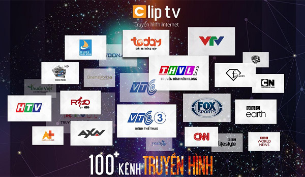 Clip TV là kho giải trí siêu khổng lồ lên đến 160 kênh truyền hình trong & ngoài nước