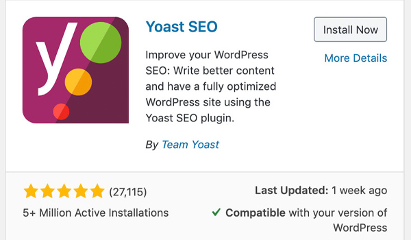 Yoast SEO là Plugin phổ biến thường dùng trong WordPress giúp tối ưu SEO