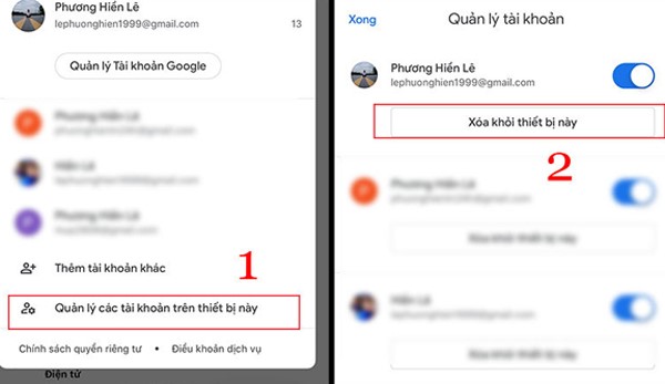 Đăng xuất tài khoản Gmail trên điện thoại nhanh chóng