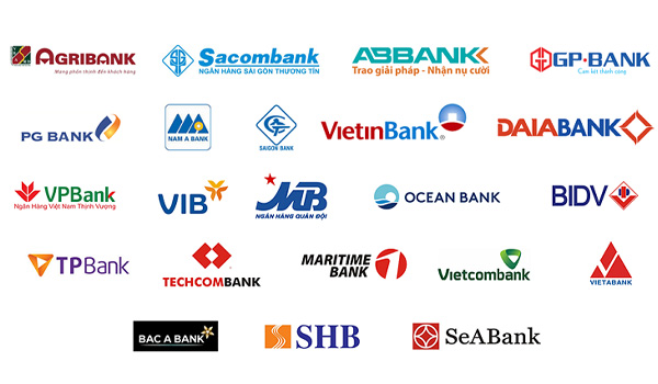Danh sách ngân hàng thương mại phổ biến hiện nay