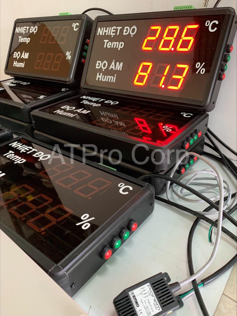 Hệ thống giám sát nhiệt độ độ ẩm nhà xưởng- ATPro Corp