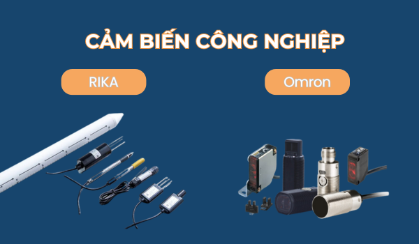 Cảm biến công nghiệp RIKA với Cảm biến công nghiệp Omron