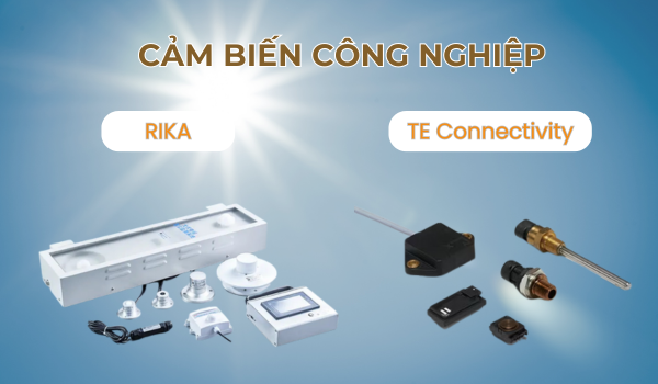 Cảm biến công nghiệp RIKA với Cảm biến công nghiệp TE Connectivity