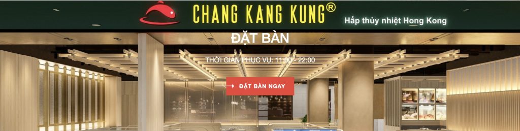 Hệ thống đặt chỗ nhà hàng Chang Kang Kung