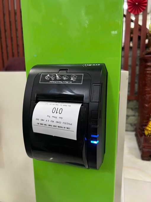 Máy in phiếu thứ tự