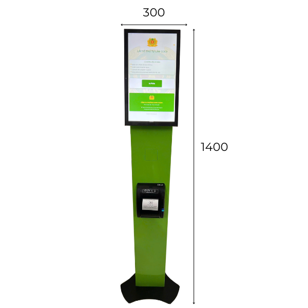 Kích thước của kiosk tablet