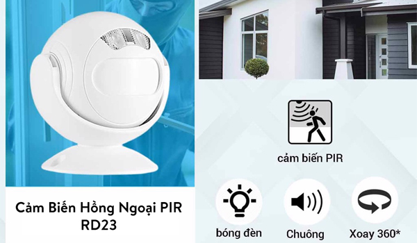 Cảm biến hồng ngoại được tích hợp trong các hệ thống HVAC để theo dõi nhiệt độ & độ ẩm trong môi trường