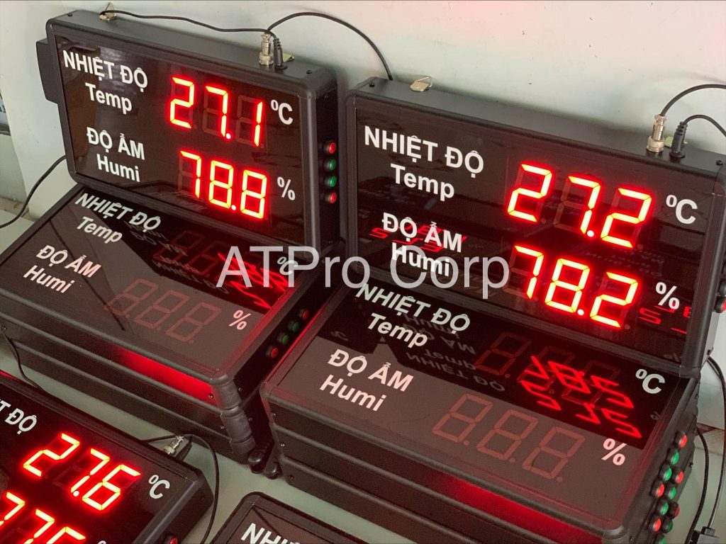 Lợi Ích Của Việc Sử Dụng Bảng LED Theo Dõi Nhiệt Độ Độ Ẩm.