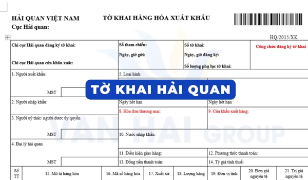 Tờ khai hải quan nhập khẩu