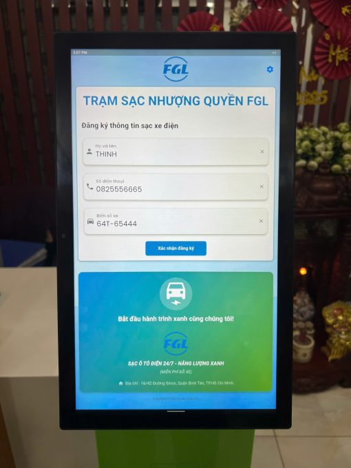 Màn hình tablet cảm ứng