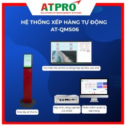 Hệ thống xếp hàng tự động AT-QMS06