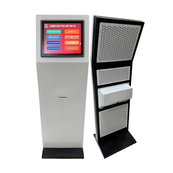 Kiosk nên được thiết kế với vỏ thép chắc chắn & khoá an toàn