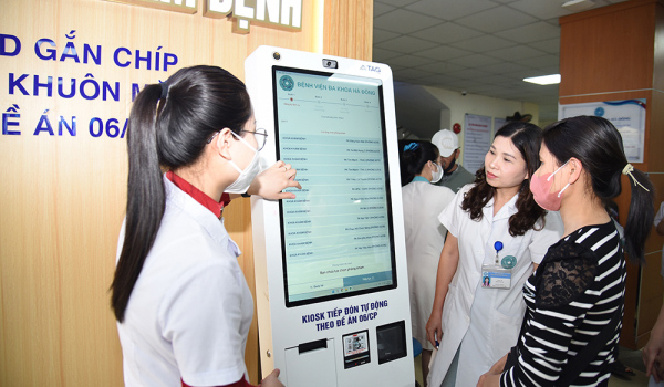 Hệ thống kiosk khám chữa bệnh không giấy tờ