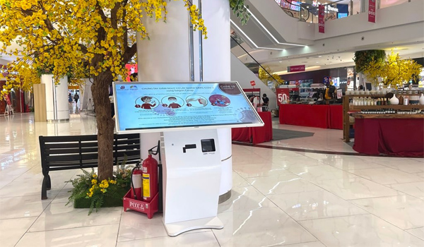 Kiosk tra cứu thông tin được trang bị cơ chế bảo mật vật lý & bảo mật phần mềm