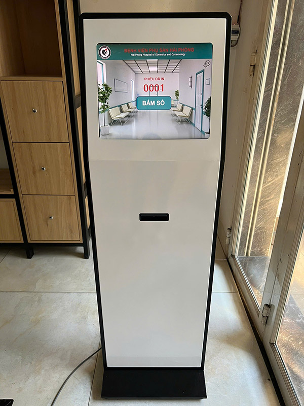 Kiosk dịch vụ công được ATPro triển khai thành công cho Bệnh viện phụ sản Hải Phòng