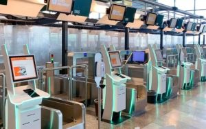 Kiosk Check In Tại Bệnh Viện, Khách Sạn, Sân Bay Chất Lượng Cao