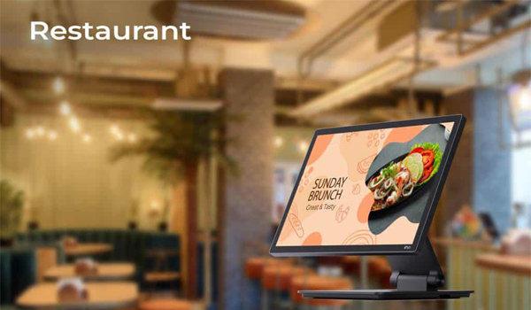 POS kiosk cho phép người dùng mua hàng, thanh toán, in hoá đơn, giao dịch tự động,...