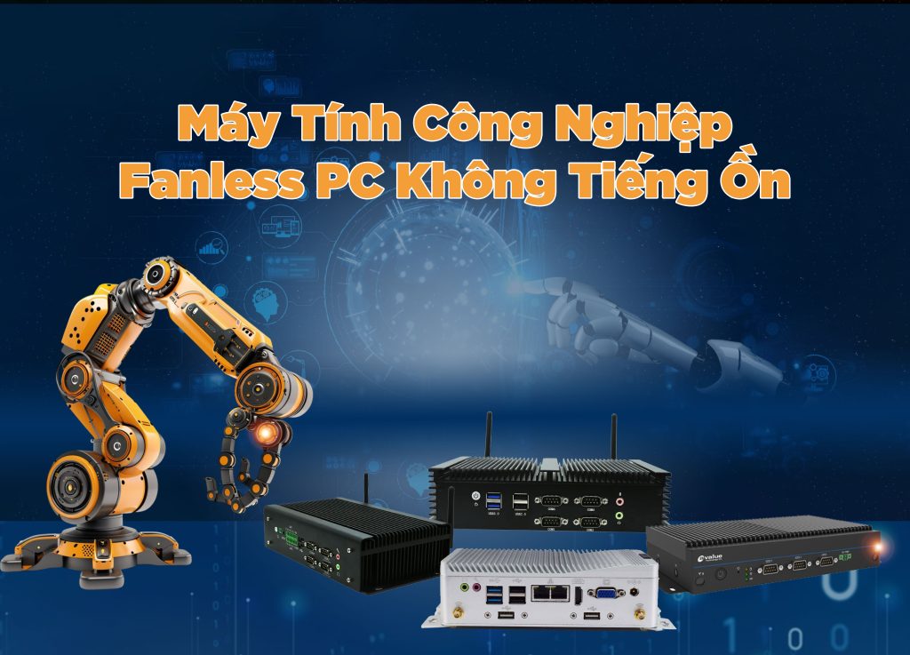 Máy Tính Công Nghiệp Fanless PC Không Tiếng Ồn Là Gì?
