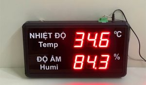 Bảng hiển thị nhiệt độ độ ẩm LED 7 đoạn
