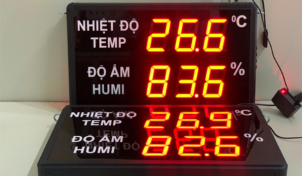 Màn hình LED hiển thị độ sáng cao giúp người dùng dễ dàng quan sát 