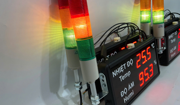 Bảng LED giám sát nhiệt độ độ ẩm RS485 được ứng dụng rộng rãi trong nhiều lĩnh vực